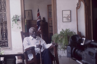 Clifford Powell aged 110 - 2nd Battalion, British West Indies Regiment - by Tony T, 1999