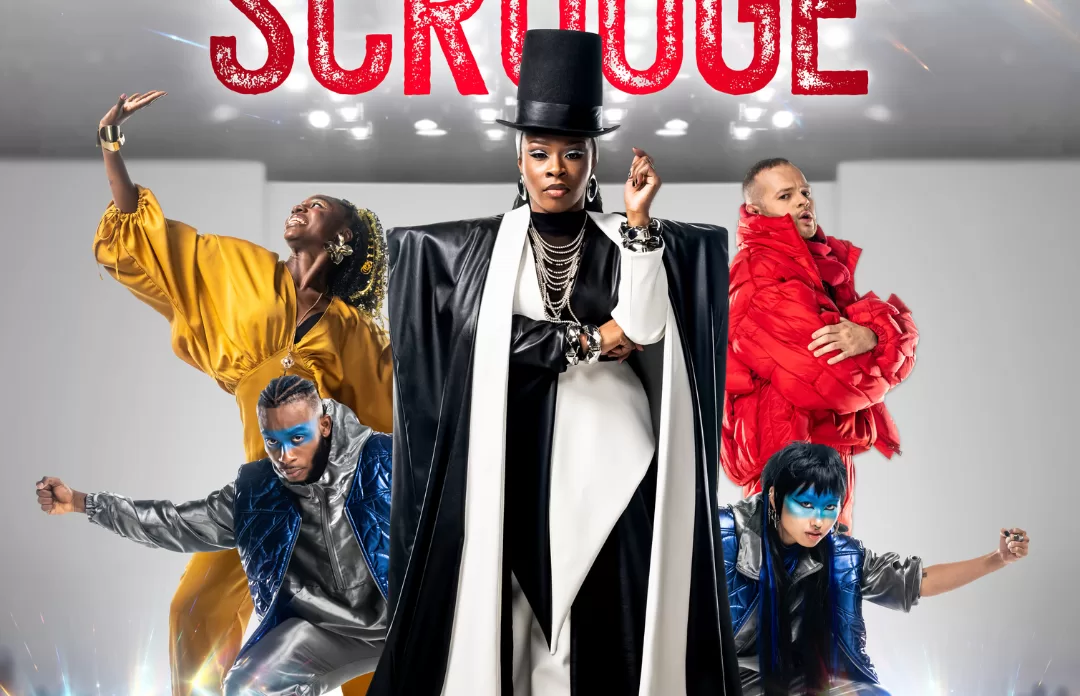 Poster for Ebony Scrooge featuring dancers